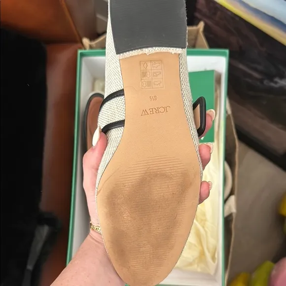 Teagan Mary Jane heels in Spanish canvas