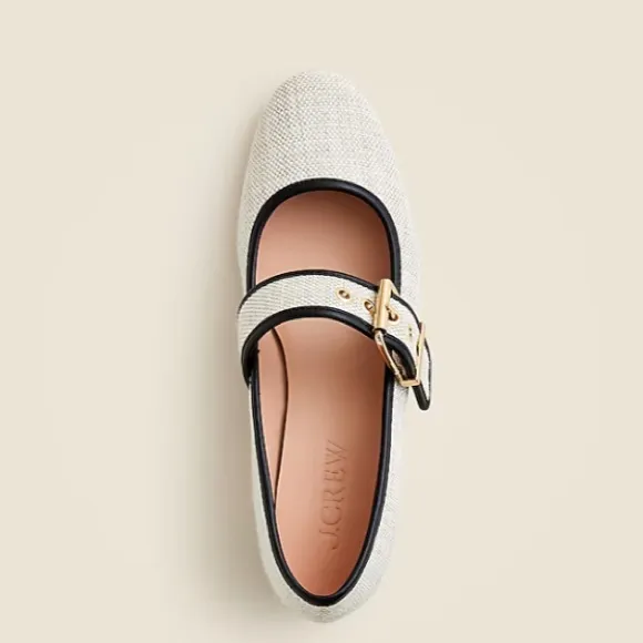 Teagan Mary Jane heels in Spanish canvas