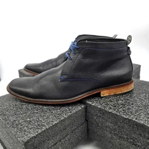 Ted Baker Shoes Men's 9 Ashcroft Leather Chukka Boots Black