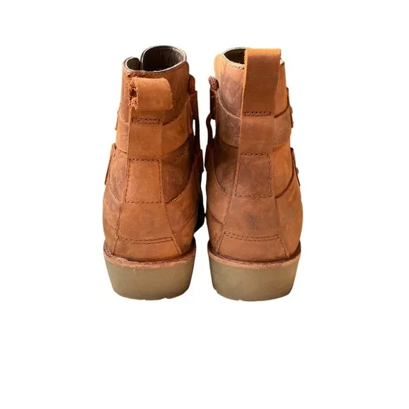 Teva De La Vina Dos Shorty Leather Boots, Size 9.5
