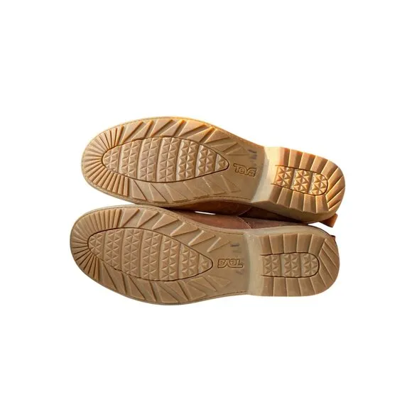 Teva De La Vina Dos Shorty Leather Boots, Size 9.5