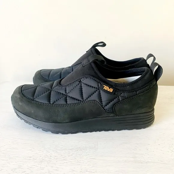 Teva ember commute slip on waterproof size 8 black men’s shoes like new