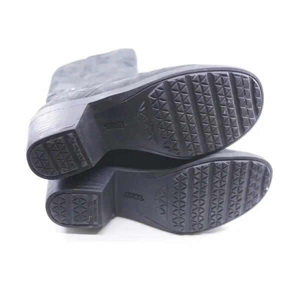 TEVA WOMEN FOXY TALL BLACK WATERPROOF BOOT US 7.5 / EU 38.5 / UK 5.5