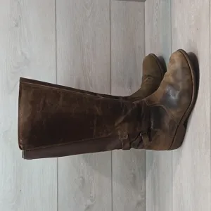 Teva Women Tall Leather Waterproof Boots shoes sz 10