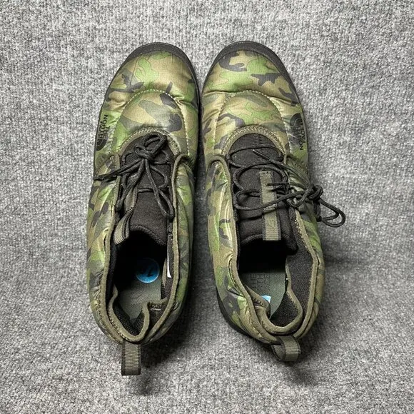 The North Face NSE Chukka Basecamp Shoes Men's Size 10 Boots Green Black Camo