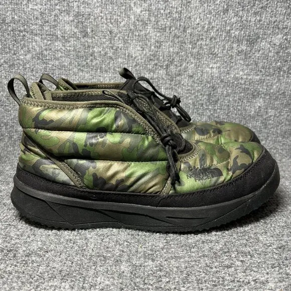 The North Face NSE Chukka Basecamp Shoes Men's Size 10 Boots Green Black Camo