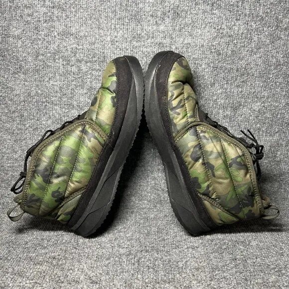The North Face NSE Chukka Basecamp Shoes Men's Size 10 Boots Green Black Camo