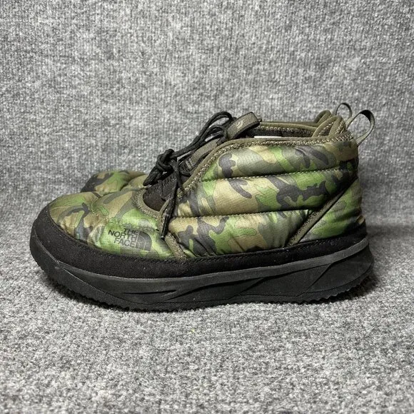 The North Face NSE Chukka Basecamp Shoes Men's Size 10 Boots Green Black Camo