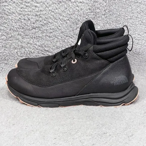 The North Face Raedonda Womens Size 9.5 Sneaker Boots Black Pink Vibram Sole