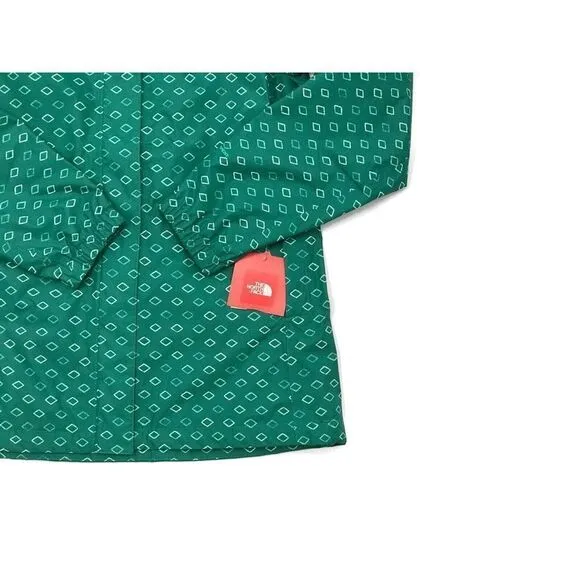 The North Face Resolve Womens Size Small Green Waterproof Training Rain Jacket