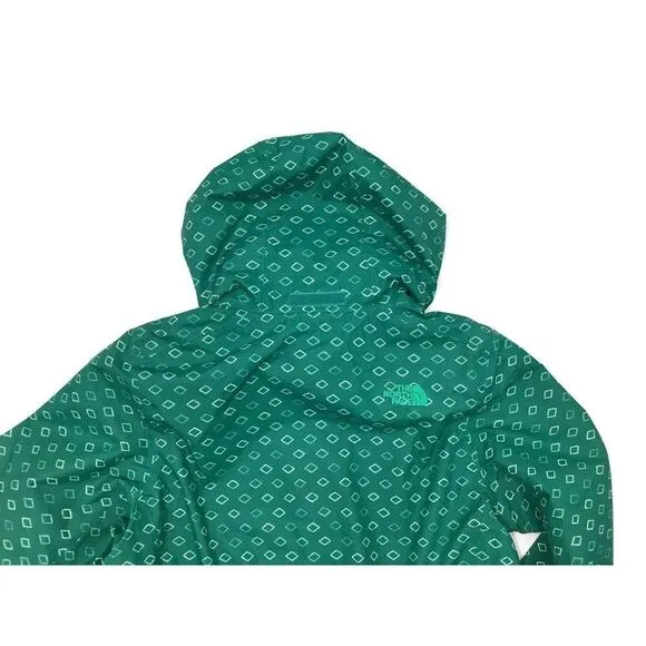 The North Face Resolve Womens Size Small Green Waterproof Training Rain Jacket