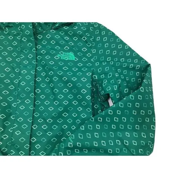 The North Face Resolve Womens Size Small Green Waterproof Training Rain Jacket