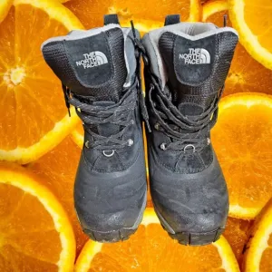 The North Face Snow Boots Winter Heatseeker Insulated Black Mens Size 11