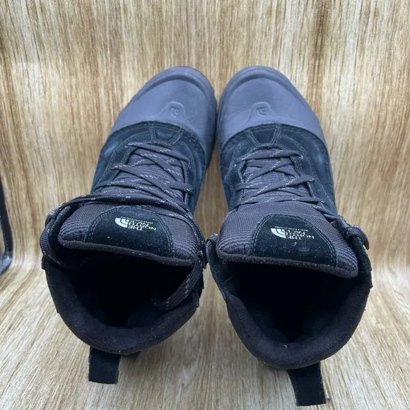 The North Face Snowfuse Boots Men's Sz 12 Shoes Black Insulated Ankle Waterproof