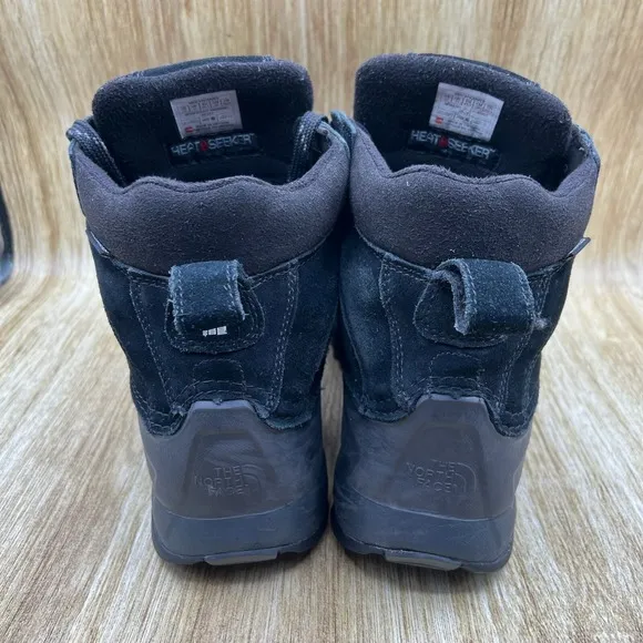 The North Face Snowfuse Boots Men's Sz 12 Shoes Black Insulated Ankle Waterproof