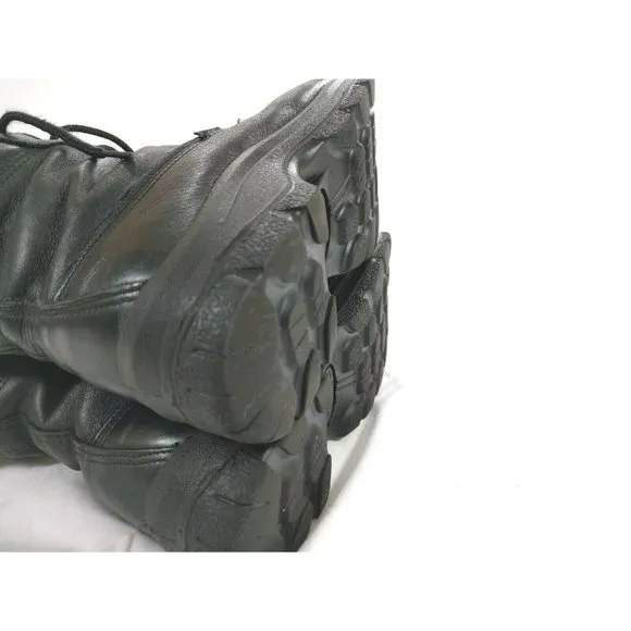 THOROGOOD BLACK LEATHER MILITARY 9&quot; Size 7.5