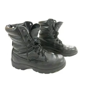 THOROGOOD BLACK LEATHER MILITARY 9&quot; Size 7.5