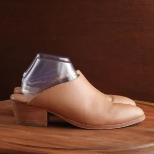 Thursday Boot Co. Mule Womens SZ 9.5 Brown Breeze Leather Slip On Comfort Shoes