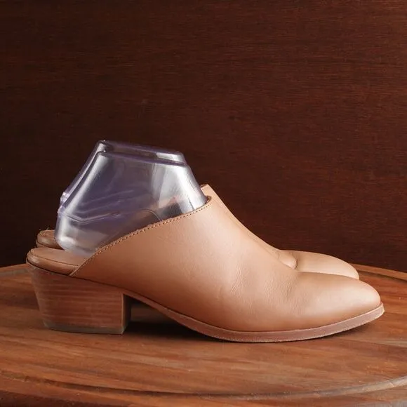 Thursday Boot Co. Mule Womens SZ 9.5 Brown Breeze Leather Slip On Comfort Shoes