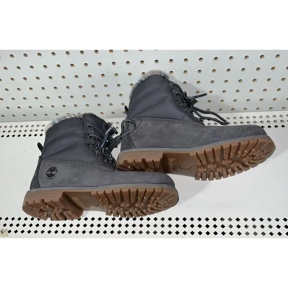 Timberland 6&quot; Premium Puffer Womens Leather Insulated Waterproof Boots Size 6