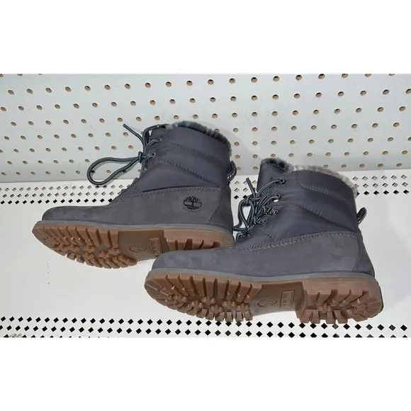 Timberland 6&quot; Premium Puffer Womens Leather Insulated Waterproof Boots Size 6