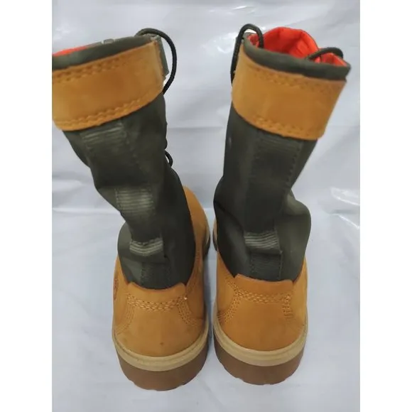 Timberland A1VFZ231 Boots 03885-NH Military Style Leather Army Boots Boys Sz 6.5