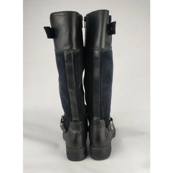 Timberland Black tall Bethel boots full zip sz.6.5