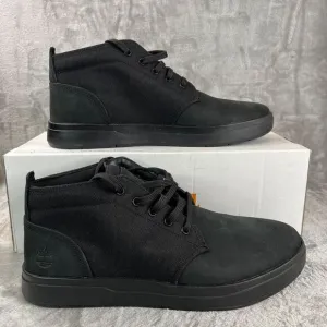 Timberland Davis Square Chukka Casual Shoes TB0 A1T16 001 Blackout Mens Size 10‎
