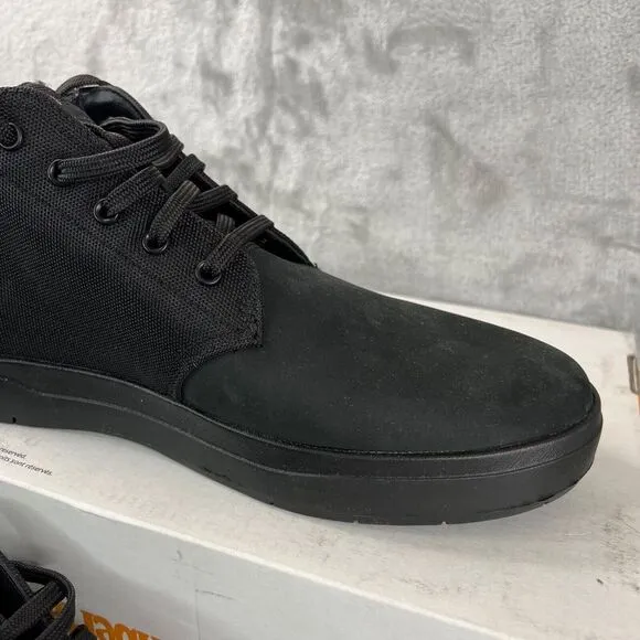 Timberland Davis Square Chukka Casual Shoes TB0 A1T16 001 Blackout Mens Size 10‎