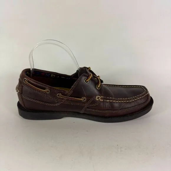 Timberland Earthkeepers Kiawah Bay Boat Shoes Men's 8 Brown Leather Lace Up