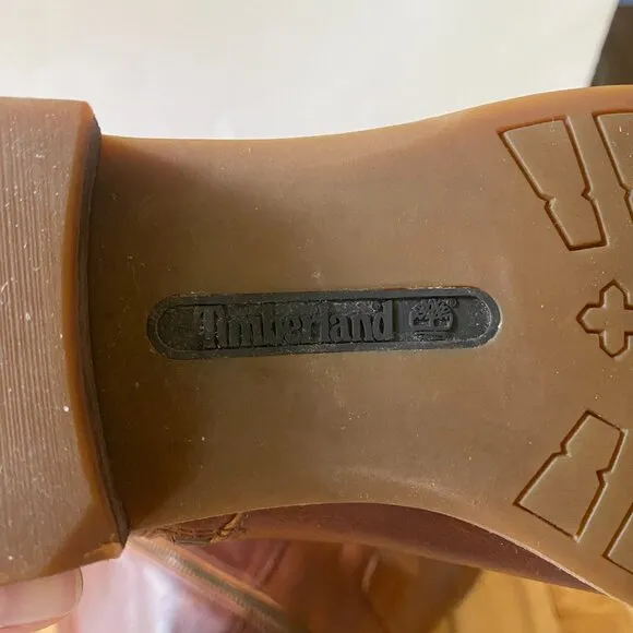 Timberland EK Savin Hill Tall Brown Leather‎ Boot Women's Size 9.5
