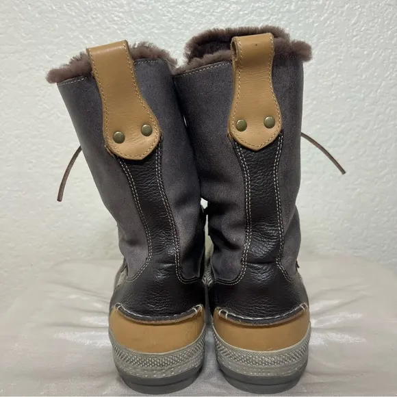 Timberland Hookset Tall Men’s Brown Leather Boots 74199 Size 12