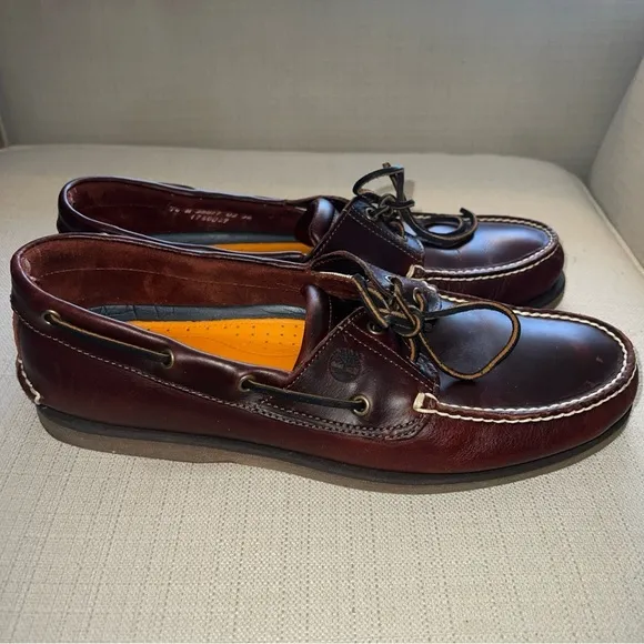 Timberland Men’s Classic 2-Eye Boat Shoe #25077 Size 14 M Rootbeer