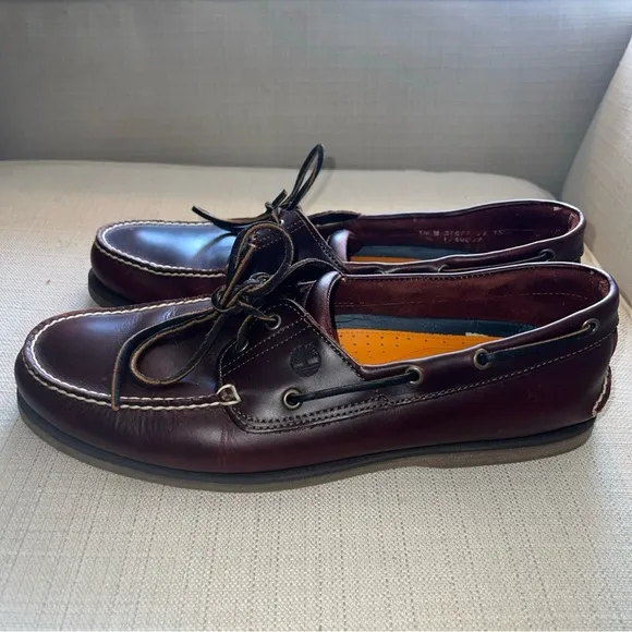 Timberland Men’s Classic 2-Eye Boat Shoe #25077 Size 14 M Rootbeer