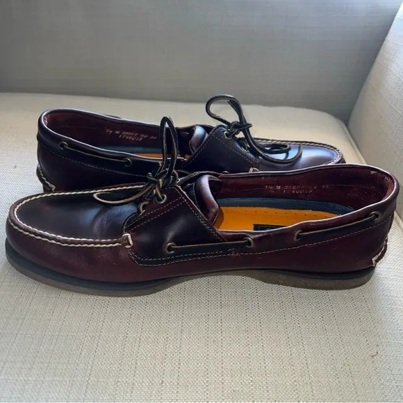 Timberland Men’s Classic 2-Eye Boat Shoe #25077 Size 14 M Rootbeer