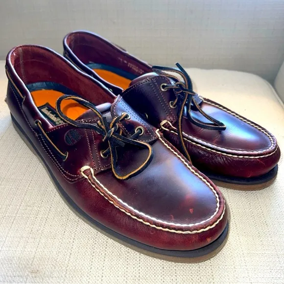 Timberland Men’s Classic 2-Eye Boat Shoe #25077 Size 14 M Rootbeer