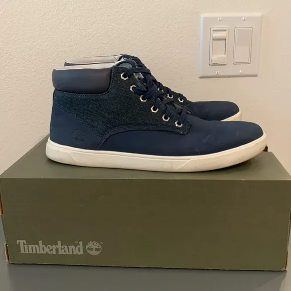 Timberland Men's Davis Square Mixed Media Chukkas