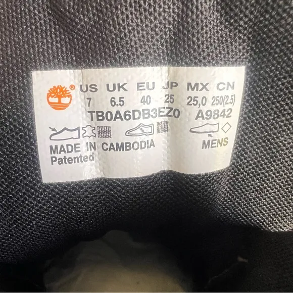 Timberland Motion Access Mid Waterproof Men's Hiking Boot Size 7 #243304