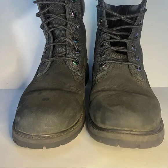 Timberland Naughty Black Boots - Women 6.5 - Limited Edition Grunge Punk Combat