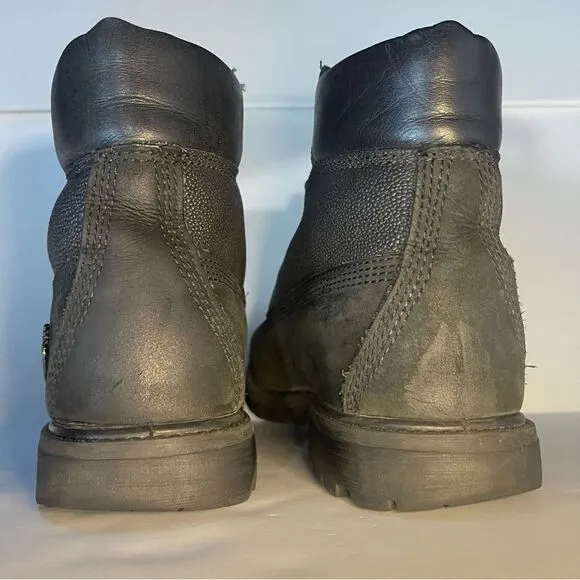 Timberland Naughty Black Boots - Women 6.5 - Limited Edition Grunge Punk Combat