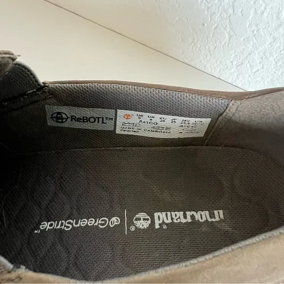 Timberland Nite Flex Slip On Shoes Tan SZ 9