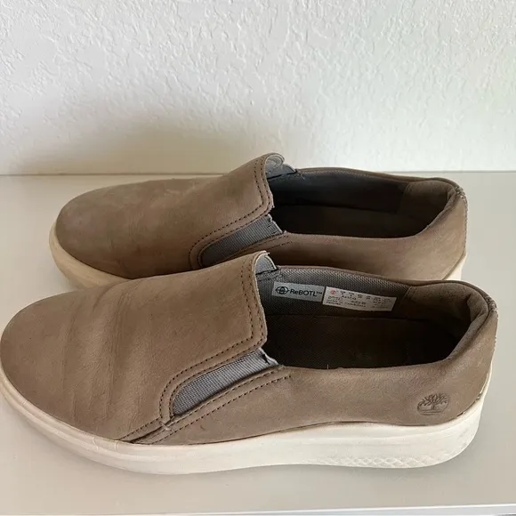 Timberland Nite Flex Slip On Shoes Tan SZ 9