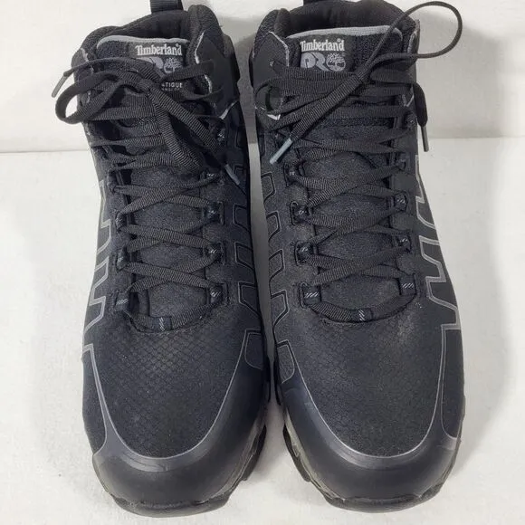 Timberland PRO Mens PowerPoint High Top Sport Alloy Safety Toe  Black Size 13