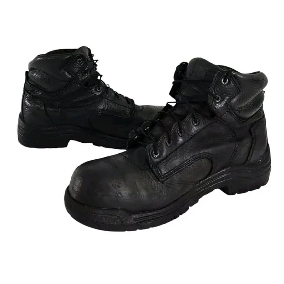 Timberland PRO Mens Steel Toe Work Boots Size 14 Waterproof 6 Inch F2413-18