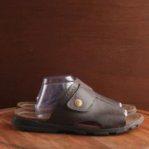 Timberland Sandals Mens Size 12M Brown Leather Slide Smart Comfort Shoes Casual