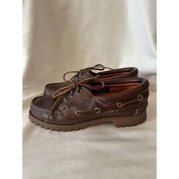 Timberland Vintage Boat Shoe Lace Up Loafer, Women’s Size 6
