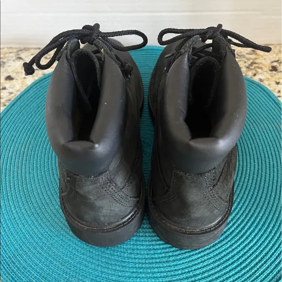 Timberland Waterproof Black Leather Boots