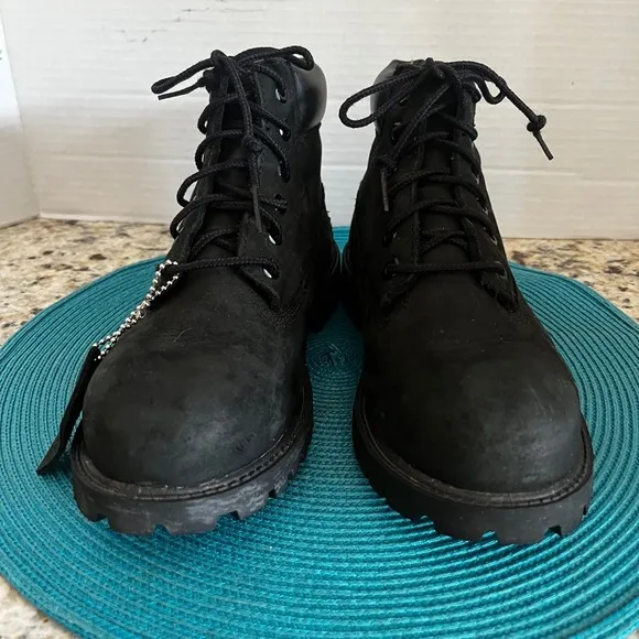 Timberland Waterproof Black Leather Boots