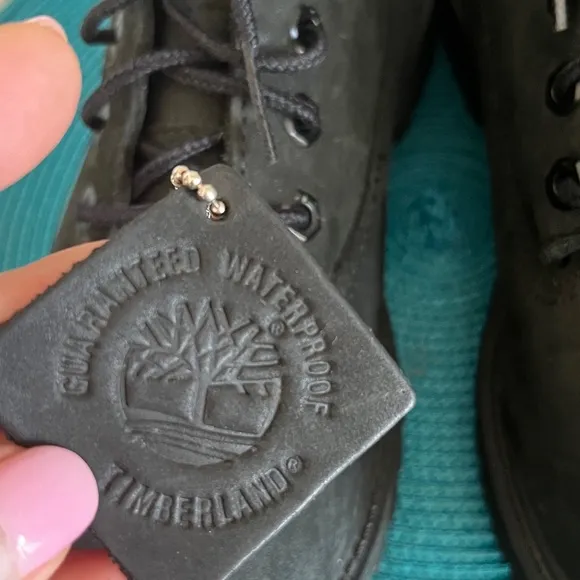 Timberland Waterproof Black Leather Boots