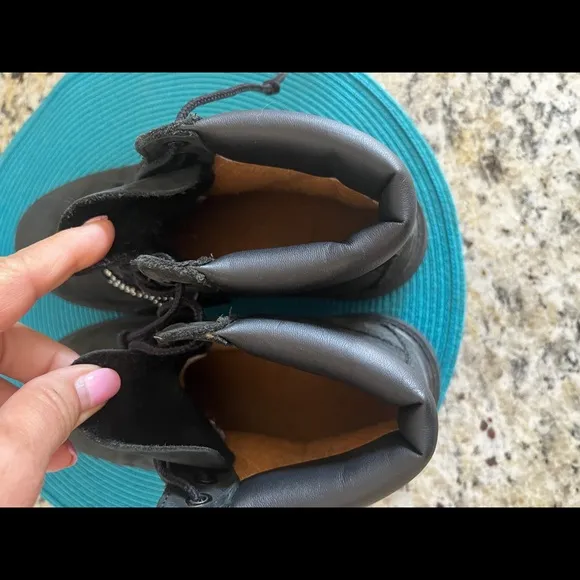 Timberland Waterproof Black Leather Boots